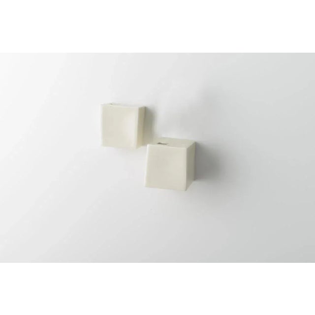 Set of 2 Wall Jars Side Hole For Sale - Image 4 of 4