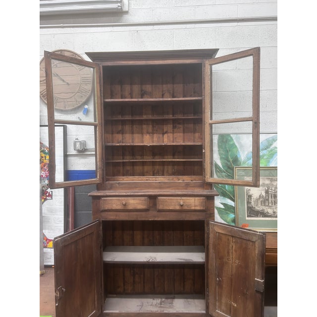 Tall Antique French Walnut Cabinet For Sale - Image 10 of 11