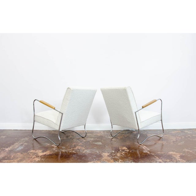 Bauhaus Armchairs by Wschod, Poland, 1950s, Set of 2 For Sale - Image 16 of 18
