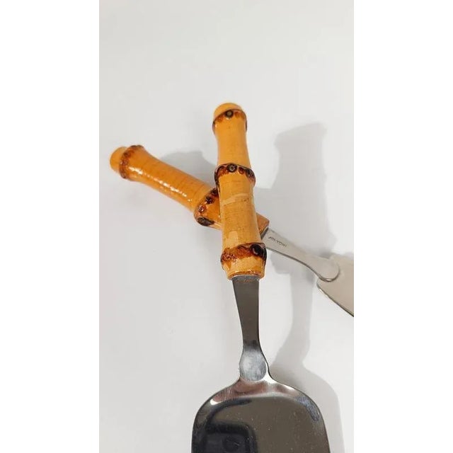 Vintage Dessert Set Flatware with Cake Servers in Stainless Steel, 1970s, Set of 14 For Sale - Image 11 of 17