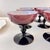 1960s 9 Carlo Moretti Amethyst cased glass coupe glasses // eggplant or raisin colored blown glass // purple and white colored glass stemware For Sale - Image 10 of 13