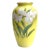 Fukugawa Seiji Arita Ware Yellow Vase With Phalaenopsis For Sale