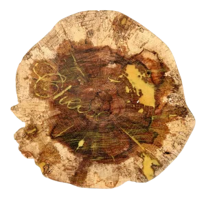 Salvaged Live Edge Wood Cheese Board