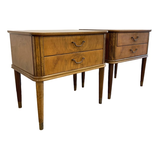 Pair of Vintage Scandinavian Nightstands For Sale