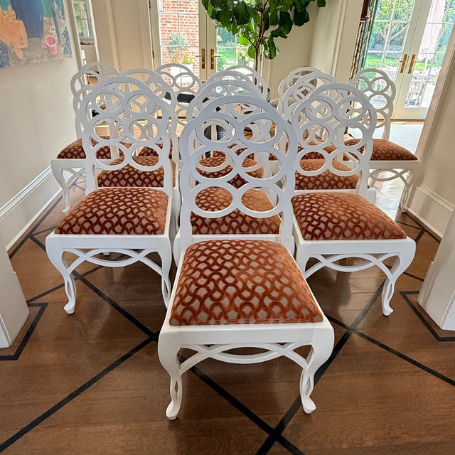 Wood Set of 12 Loop Dining Chairs For Sale - Image 7 of 11