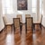Late 20th Century Six Dining Chairs – Elegant Wooden Dining Chairs, Modern, Contemporary, Faux Suede, Comfortable Seating For Sale - Image 5 of 18