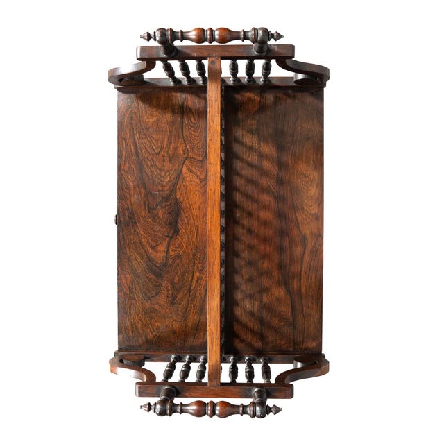 Brown George IV Rosewood Bookstand For Sale - Image 8 of 10