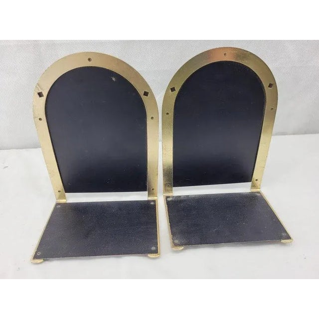 Vintage Asian Folk Art Hand-Painted Oriental Woman Bookends - a Pair For Sale - Image 4 of 8