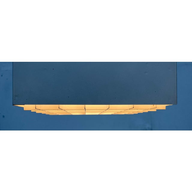 1960s Mid-Century Modern Minimalist Cube Flush Mount, Finland, 1960s For Sale - Image 5 of 18