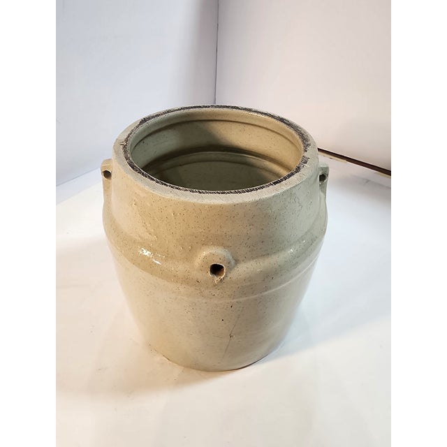 Mid 19th Century Gorgeous Antique Stoneware Crock For Sale - Image 5 of 8