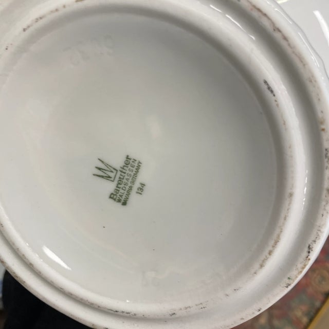 German White Porcelain Vases - a Pair For Sale - Image 4 of 5