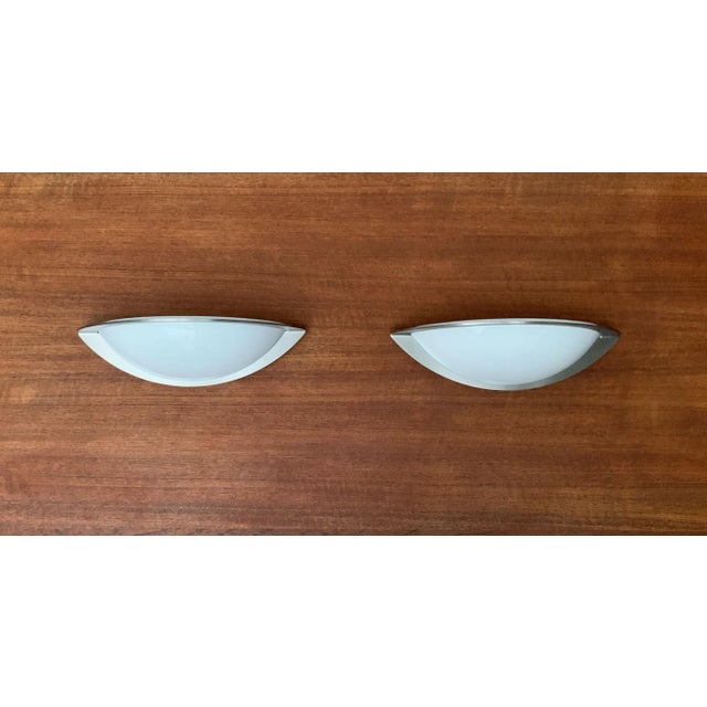 Postmodern German Space Age Wall Lamps from Glashütte Limburg, Set of 2 For Sale - Image 10 of 18