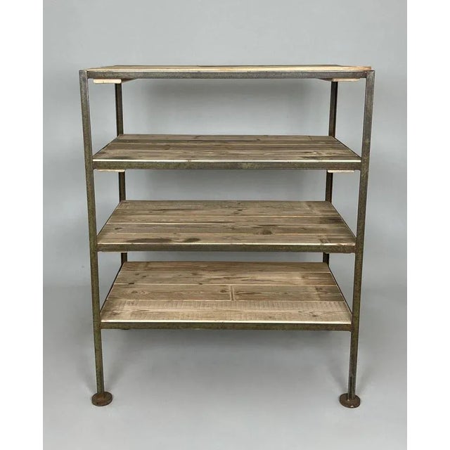 Industrial Vintage Industrial Shelf Rack For Sale - Image 3 of 13