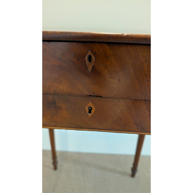 English Regency Inlaid Mahogany Sewing Stand, Circa 1810 For Sale In Washington DC - Image 6 of 9