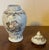 Antique 18th Century Qianlong Chinese Export Porcelain Tea Caddy Urn Decorated en Grisaille With Courting Couples For Sale - Image 9 of 12