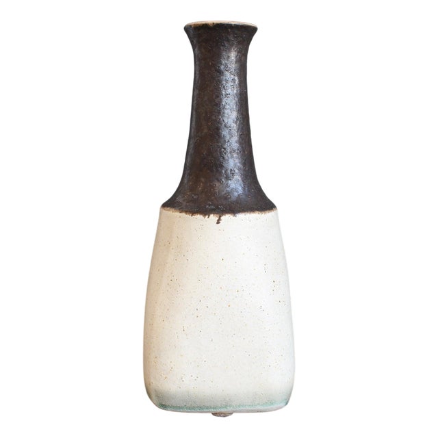 Vintage Italian Ceramic Vase by Bruno Gambone ( 1980s) For Sale