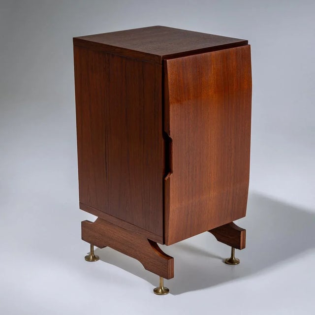 1960s Bedside Cabinets attributed to Vittorio Dassi, Set of 2 For Sale - Image 5 of 8