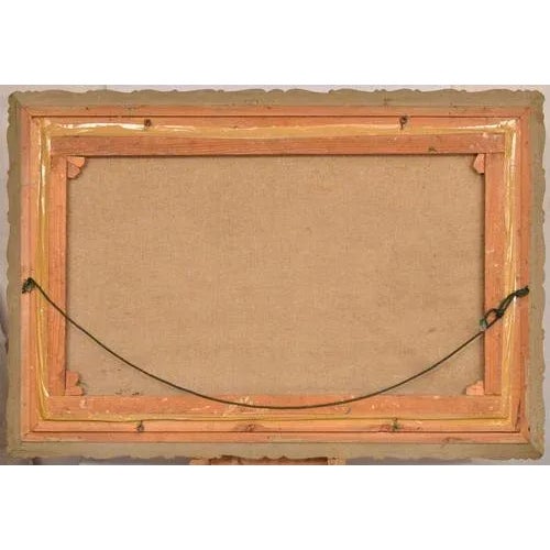 Modern The Path Along the River, Oil on Canvas, 20th Century For Sale - Image 3 of 4