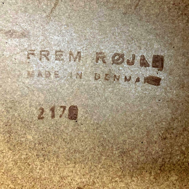 Mid-Century Modern Set of Eight Frem Røjle Teak Dining Chairs, Model 217, Denmark, 1960s For Sale - Image 3 of 13