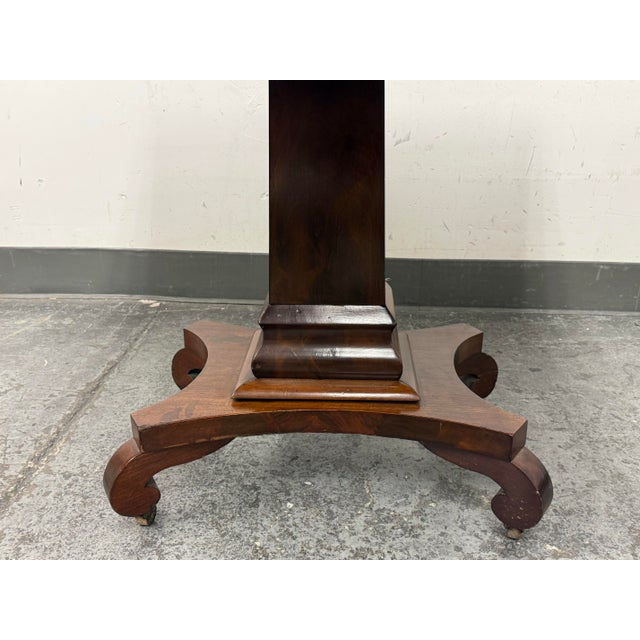 Victorian Regency Style Lift-Top Game Table For Sale - Image 10 of 12