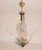 Italian 1970s Murano Chandelier With 3 Leaves Iridescent in Murano Glass For Sale - Image 3 of 12