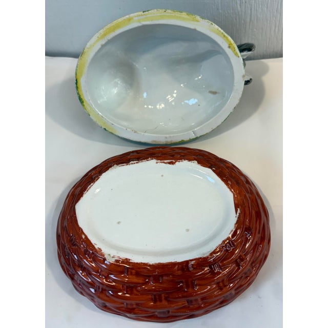 19th Century Antique Staffordshire Hen on Nest Tureen For Sale - Image 9 of 9