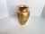 Vintage Italian Gilt Gold Leafed Terracotta Florentine Vase For Sale - Image 9 of 10