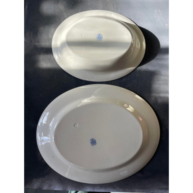1950s English Ironstone Serving Bowl and Platter by George & Sons - 2 Pieces For Sale - Image 11 of 12