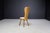 Brutalist Dining Chair in Oak with Bouclé Upholstery, France, 1950s For Sale - Image 10 of 11