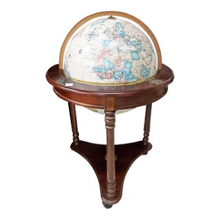 Late 20th Century Repogle Globe on Stand From University of Virginia For Sale
