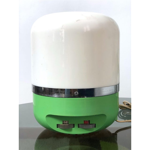 Europhon Green Table Lamp by Adriano Rampoldi, 1970 For Sale - Image 6 of 6