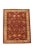 Textile Red & Yellow Sheep Wool Rug For Sale - Image 7 of 7