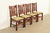 Charles Limbert Stickley Brothers Style Antique Mission Oak Arts & Crafts Dining Chairs, Set of Four For Sale - Image 4 of 12