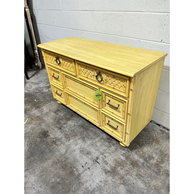 Stanley Furniture Faux Bamboo 4Drawer Dresser Chairish