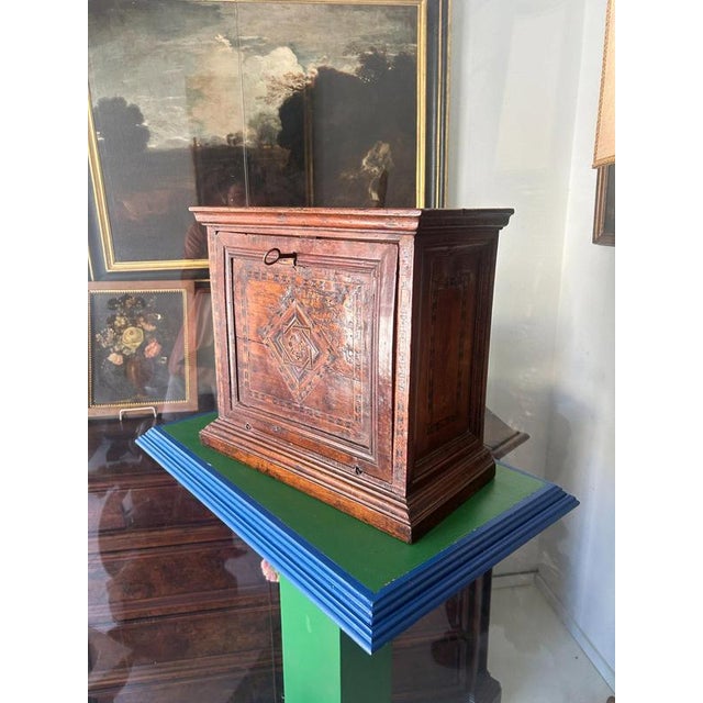 Small and Carthusian Inlay Money Chest For Sale - Image 3 of 11