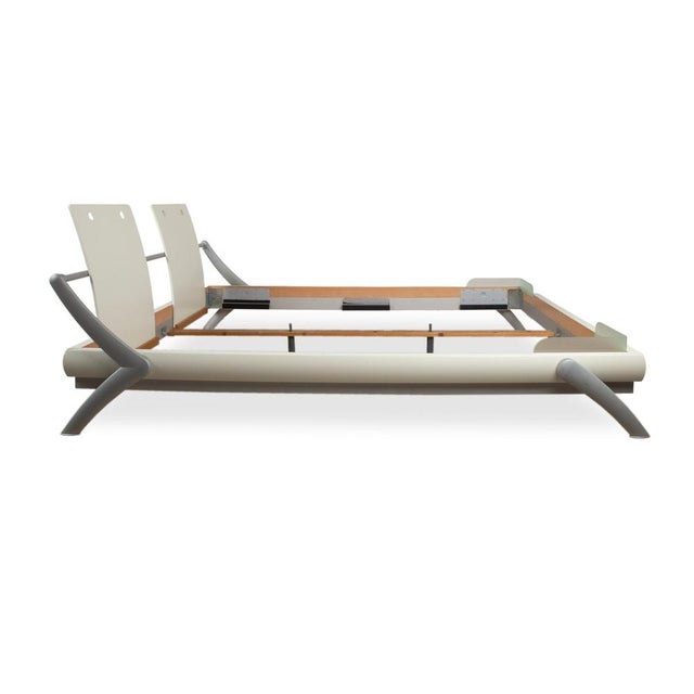 White Wooden Bed from Hülsta For Sale - Image 13 of 17