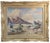 Wood Framed Southwestern Desert Landscape Oil Painting — Vintage Warm Desert Scene For Sale - Image 7 of 7