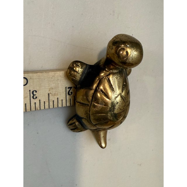 Bronze Turtle Statue Animal Sculpture Christmas Gift Turtle Figure Tortoise Mini For Sale - Image 11 of 11