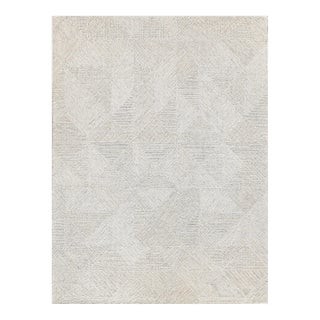 Exquisite Rugs Monaco Tufted New Zealand Wool & Cotton Beige/Ivory Rug-8'X10' For Sale