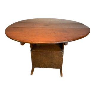 New Hampshire Pine Hutch Table For Sale