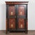 Folk Art 19th-Century Hungarian Hand-Painted Pine Armoire Dated 1868 For Sale - Image 3 of 14