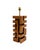 1970s Hollywood Regency Wood Table Lamp For Sale - Image 10 of 12