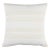 Contemporary Schumacher Ohara Stripe Indoor/Outdoor 22" Pillow in Ivory For Sale - Image 3 of 3
