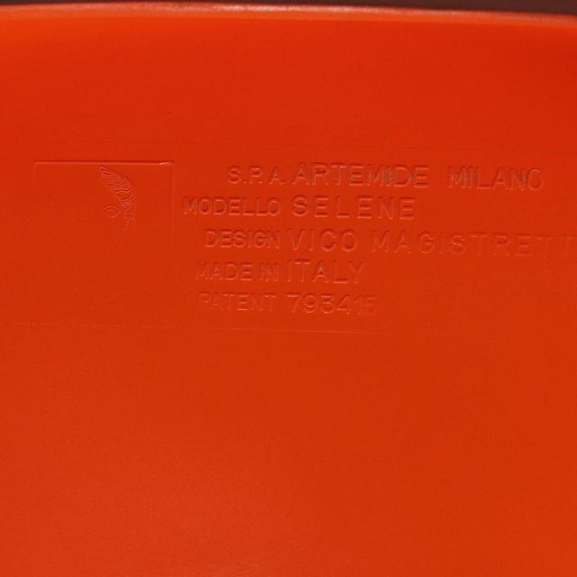 Selene Chair by Vico Magistretti for Artemide, 1960s For Sale - Image 9 of 10