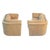 Pair of 1980s John Mascheroni for Swaim Postmodern Curved Back Playpen Style Love Seats For Sale - Image 10 of 16