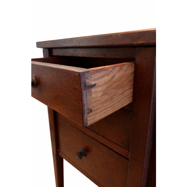 1900 - 1909 Antique American Side Cabinet / Work Table, Original Finish, Circa 1900–1925 For Sale - Image 5 of 12