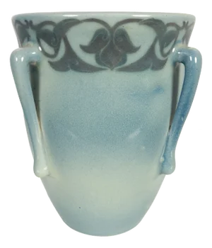 Antique Art Nouveau American Rookwood Pottery Vellum Vase by Lorinda Epply 1915