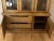 Brown Mid-Century Drexel China Cabinet With Arched Lattice Glass Doors For Sale - Image 8 of 12