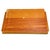 A striking vintage Mid-Century Modern serving tray featuring an eye-catching sunburst marquetry design crafted from...
