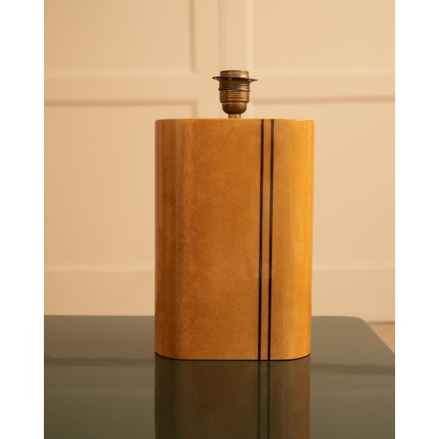 Parchment Table Lamp, Italy, 1970s For Sale - Image 4 of 7